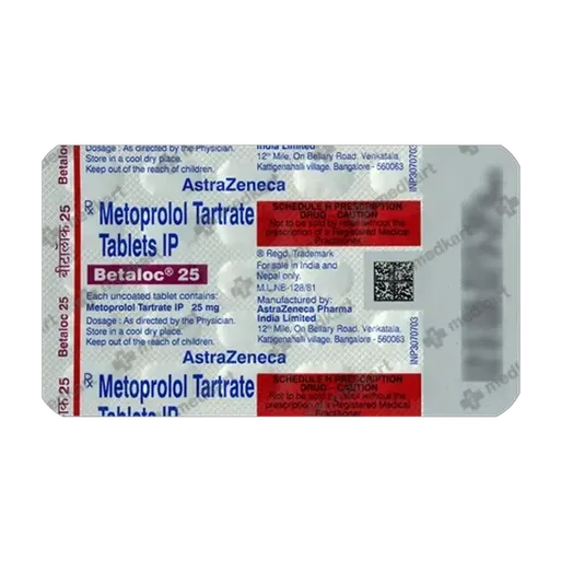 betaloc 25mg tablet 30's